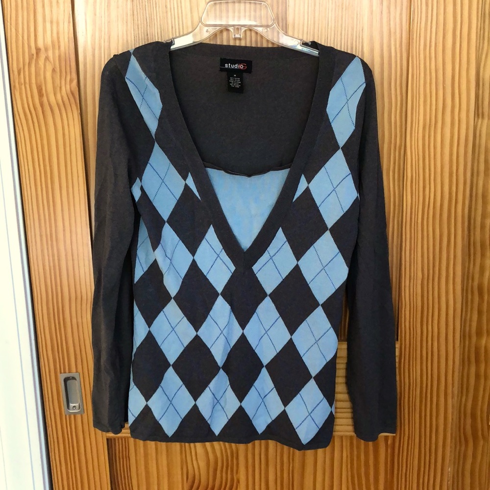 Argyle sweater